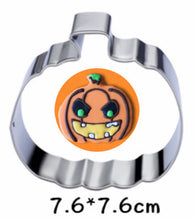 Ladda upp bild till gallerivisning, 6st/Pack Halloween Utstickare Pepparkaksformar med stenciler Collection A