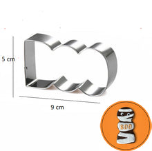 Ladda upp bild till gallerivisning, 6st/Pack Halloween Utstickare Pepparkaksformar med stenciler Collection A