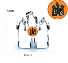 Ladda upp bild till gallerivisning, 6st/Pack Halloween Utstickare Pepparkaksform med stenciler Collection E