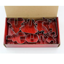 Ladda upp bild till gallerivisning, 8 St/Pack Pepparkaksformar, Julgran, Släde,Rådjur 8 PCS/Set 3D Christmas Cookie Cutter Snowman ,Xmas Tree, Deer & Sleigh,,