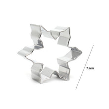 Ladda upp bild till gallerivisning, 6 St/Set Pepparkaksformar 6 PCS/SET Xmas Cookie Cutter, Pepparkaksformar- Gingerman, Xmas Tree,Snowman, Snowflake,Angel & Bell (6 PCS)