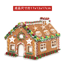 Ladda upp bild till gallerivisning, 10 St/Pack 3D Pepparkakshus Pepparkaksform Hus