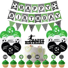Ladda upp bild till gallerivisning, 47 St/Pack Fotboll Temafest Dekoration 47 PCS/Set Football Themed Party Decoration