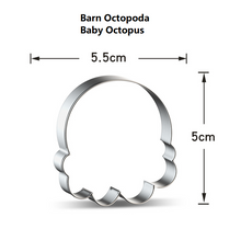 Ladda upp bild till gallerivisning, 9 St/Pack Utstickare Havsdjur Fisk Collection A 9 St/Pack Ocean Animal Fish Cookie Cutter Collection A