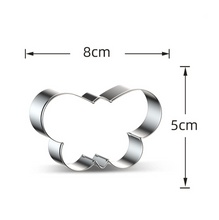 Ladda upp bild till gallerivisning, 6 St/Pack Påsk Utstickare Fjäril Kanin Påskkyckling Får Tulpan 6 PCS/Set Easter Cookie Cutter Bunny Butterfly Chick -Collection A