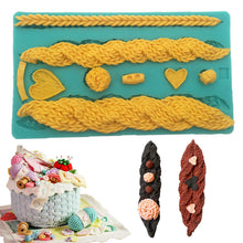 Ladda upp bild till gallerivisning, 8 i 1 Stickat Mönster Silikonform -C