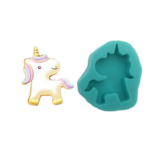 Ladda upp bild till gallerivisning, 15 S &1 M Unicorn Silikonform 15 S & 1 Medium -Size Unicorn Silikonform