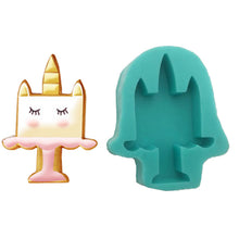 Ladda upp bild till gallerivisning, 15 S &1 M Unicorn Silikonform 15 S & 1 Medium -Size Unicorn Silikonform