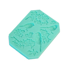 Ladda upp bild till gallerivisning, 9 i 1 Silikonformar Fåglar & Blommor 9 in 1 Birds & Flower Silicone Mold Easter
