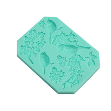 Ladda upp bild till gallerivisning, 9 i 1 Silikonformar Fåglar & Blommor 9 in 1 Birds & Flower Silicone Mold Easter