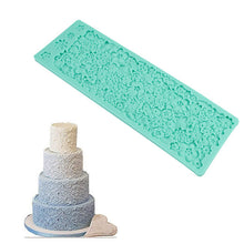 Ladda upp bild till gallerivisning, Silikonformar Blandade Blommor Tårtkant Bård; Cake Border Fondant & Gum Past Mold & Mats