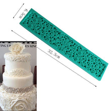 Ladda upp bild till gallerivisning, Random Pearl Pattern Silicone Mold Wedding Cake Border