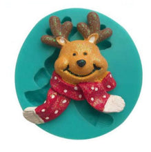 Ladda upp bild till gallerivisning, 3 St/Pack Jul Silikonformar Snögubbe Rådjur 3PCS/Set Christmas Silicone Mold