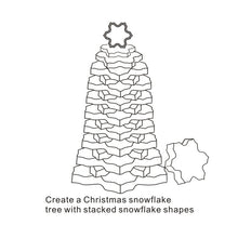 Ladda upp bild till gallerivisning, 9 St/Pack Utstickare Pepparkaksformar - 9 PCS/Set Snow Flake Ginger Cookie Cutter/ 9 St/Set Snöflingor Kaksformar