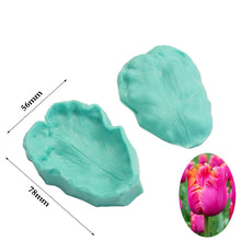 Ladda upp bild till gallerivisning, Två Sidor Silikonformar Blomma Tulpan 2 Sides Tulip Flower Fondant Silicone Molds