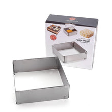 Ladda upp bild till gallerivisning, Justerbar Rektangulär & Fyrkant Kakform Mousse Ring Retractable Stainless Steel Mousse Ring- Square/Rectangle