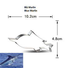 Ladda upp bild till gallerivisning, 9 St/Pack Utstickare Pepparskakaform Havsdjur Fisk Kräft Hummer Pingvin Collection C 9 PCS/Set Ocean Animal Fish Cookie Cutter Collection C