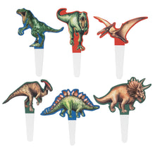 Ladda upp bild till gallerivisning, 12 St/Pack Dinosaurie Cupcake Fest Picks 12 PCS/Set Dinosaur Cupcake Topper Party Decoration