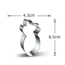 Ladda upp bild till gallerivisning, 6 St/Pack Påsk Utstickare Ägg Morot Kaninhuvud Anka Tecknad Kanin 6 PCS/Set Easter Cookie Cutter Egg Carrot Duck Bird Bunny Head Cartoon Bunn -Collection B