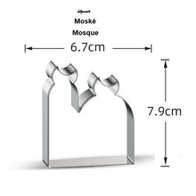 Ladda upp bild till gallerivisning, 8 St/Pack Eid Ramadan Muslim Fest Utstickare Colletion B Eid Fondant Kaka Bakaning 8 PCS/Set Eid Ramadan Muslim Holiday Cookie Cutters قطاعة البسكويتا لعيد رمضان