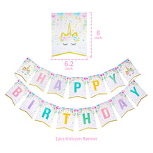 Ladda upp bild till gallerivisning, 49 St/Pack Unicorn Temafest Dekoration 49 PCS/Set Unicorn Themed Party Decoration