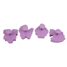 Ladda upp bild till gallerivisning, 4 St/Pack Baby Shower Kakstämplar Utstickare Fondant 4 PCS Baby Shower New Baby Press Stamp Cookie Fondant Cutter Mold