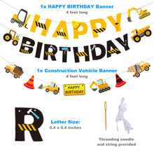 Ladda upp bild till gallerivisning, Byggnadsfordon Temafest Dekoration Construction Vehicle & Site Themed Party Decoration