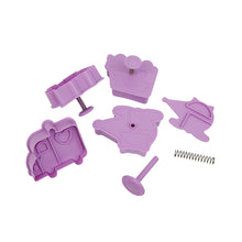Ladda upp bild till gallerivisning, 4 St/Pack Kakstämplar Utstickare Fordon Bil 4 PCS/Set Transportation Cars Stamp Cookie Fondant Cutter Mold