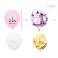 Ladda upp bild till gallerivisning, 49 St/Pack Unicorn Temafest Dekoration 49 PCS/Set Unicorn Themed Party Decoration