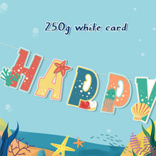 Ladda upp bild till gallerivisning, 31 St/Pack Havsdjur Temafest Födelsedag Dekoration 31 PCS/Set Ocean Animal Themed Party Decoration