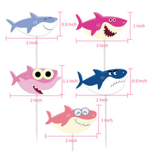 Ladda upp bild till gallerivisning, 41 St/Pack Bebis Haj Temafest Dekoration 41 PCS/Set Baby Shark Themed Party Decoration