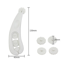 Ladda upp bild till gallerivisning, 4 i 1 Fondant Band Skärare 4 Pattern Fondant Ribbon Stripe Wheel Cutter