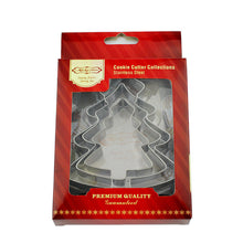 Ladda upp bild till gallerivisning, 3 St/Pack Jul Pepparkaksform Julgranar 3 PCS/Set Christmas Tree Cookie Cutter, 3 ST/Set Papparkaksformar Julgran
