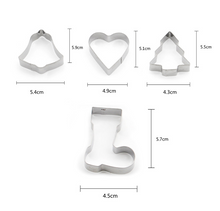 Ladda upp bild till gallerivisning, 10 St/ Set Jul Pepparkaksformar-S Christmas 10 PCS /Set Cookie Cutter-Small