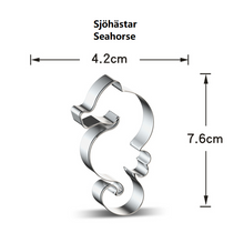 Ladda upp bild till gallerivisning, 9 St/Pack Utstickare Havsdjur Fisk Collection B 9 PCS/Set Ocean Animal Fish Cookie Cutter Collection B