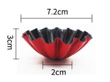 Ladda upp bild till gallerivisning, 12 St/Pack Mini Tartlettformar Pajformar Blomma Mini Pie/Tart Pan Bakaform Baka