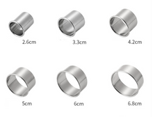 Ladda upp bild till gallerivisning, 12st-Pack Utstickare Runda 12 PCS/Set Professional High Quality Round Shape Cutter/Dough Cutter Cookie Cutter Veg Cutter Fruit Cutter Fondant Cutter