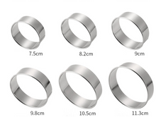 Ladda upp bild till gallerivisning, 12st-Pack Utstickare Runda 12 PCS/Set Professional High Quality Round Shape Cutter/Dough Cutter Cookie Cutter Veg Cutter Fruit Cutter Fondant Cutter