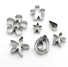 Ladda upp bild till gallerivisning, Mixed Flower Shape Cookie /Fondant /Clay Cutter 12 PCS/Set