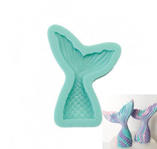 Ladda upp bild till gallerivisning, Sjöjungfru Fisk Svans Silikonform C Mermaid Fish Tail Silicone Mold-C