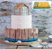 Ladda upp bild till gallerivisning, 5 i 1 Bark & Snäckskal Mönster Silikonform 5 in 1 Bark & Seashell Pattern Silicone Mold