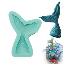 Ladda upp bild till gallerivisning, Sjöjungfru Fisk Svans Silikonform- B M Mermaid Fish Tail Siclione Mold- B