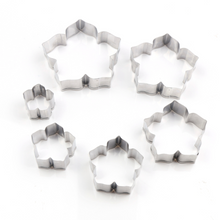 Ladda upp bild till gallerivisning, 6 St/ Pack Gumpaste Fondant Utstickare Morgonståd 6 PCS/Set Fondant Gumpaste Morning Glory Flower Cutter