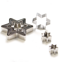 Ladda upp bild till gallerivisning, 10 St/Pack Utstickare Pepparkaksform Stjärnform Stjärna