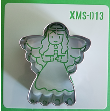 Ladda upp bild till gallerivisning, 9st/Pack Jul Utstickare Pepparkaksformar med stenciler Collection A 9 Pcs/Set Xmas Christmas Cookie Cutter Colletion A