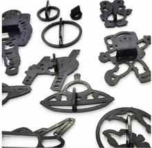 Ladda upp bild till gallerivisning, 11 St/Pack Rymdraket & Astronaut Utstickare Fondant Patchwork