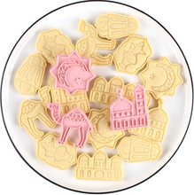 Ladda upp bild till gallerivisning, 6 St/Pack Eid RamadanMuslim Fest Utstickare 6 PCS/Set Eid Ramadan Muslim Holiday Cookie Cutters قطاعة البسكويتا لعيد رمضان
