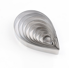 Ladda upp bild till gallerivisning, 10 St/Pack Utstickare Gumpaste Fondant Blomma Austin Rose