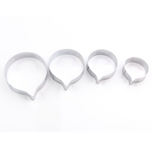 Ladda upp bild till gallerivisning, 4 St/Pack Gumpaste Fondant Utstickare Blomma Begonia 4 PCS/Set Fondant Gumpaste Flower Cutter Begonia