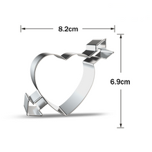 Ladda upp bild till gallerivisning, 5 St/Pack Utstickare Alla hjärtans dag Kärlek 5 PCS/Set Love Theme Valentine Day Cookie Cutter